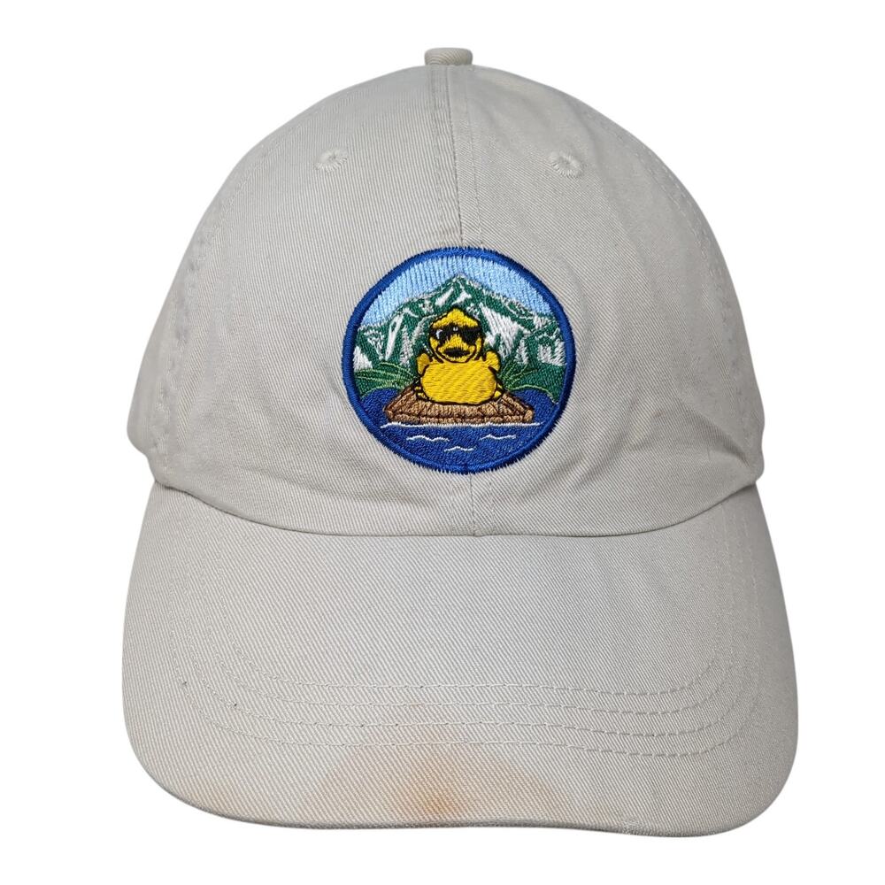 Duck Slideback Baseball Cap Beige One Size Adjustable Alternative Apparel